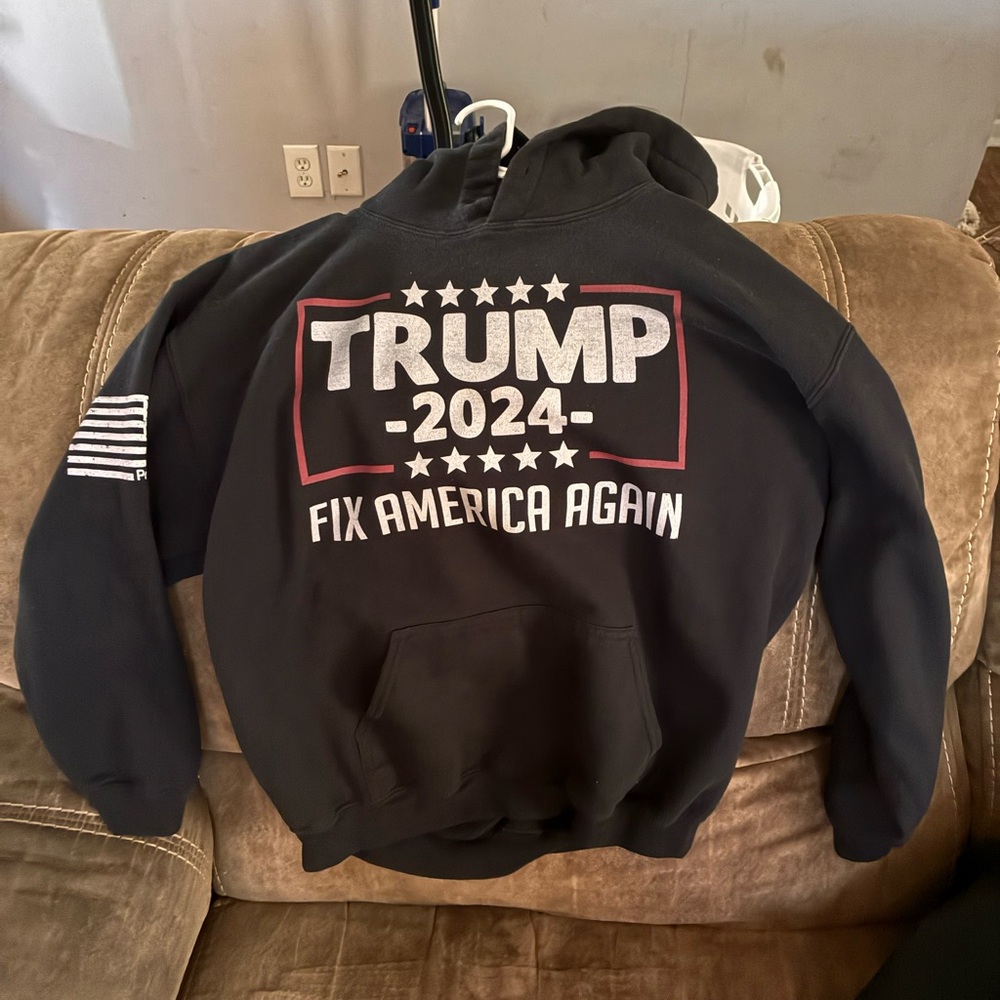 Black Graphic Men's Hoodie